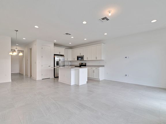Great room adjacent to kitchen