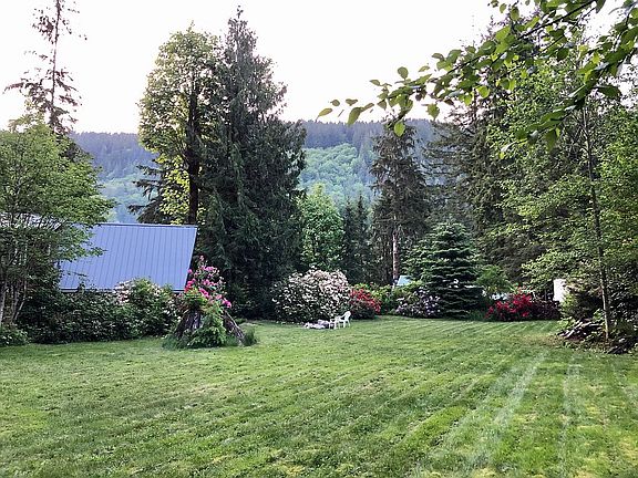 Front yard facing north