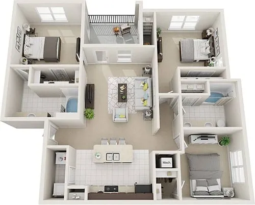 Floor plan The Retama