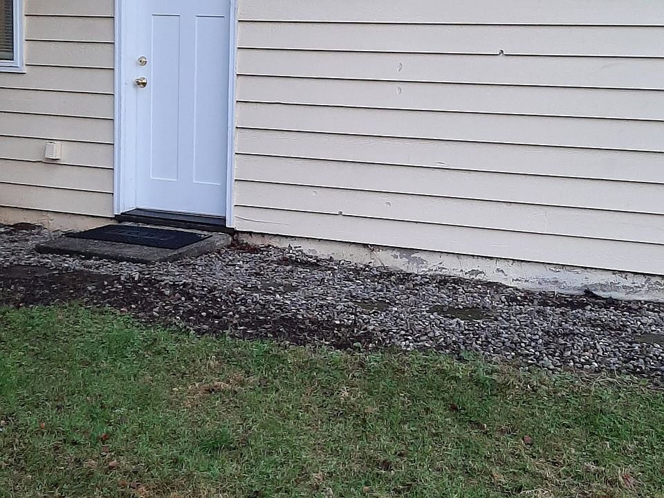 Entry door to unit B is ground level and on the east side of the building.