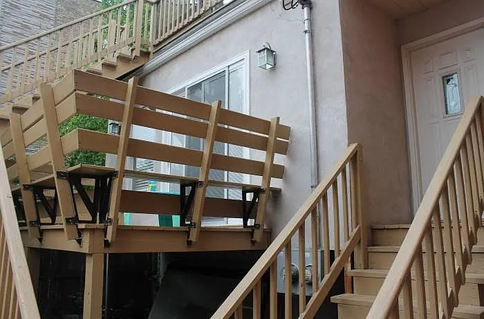 Private deck off master bedroom