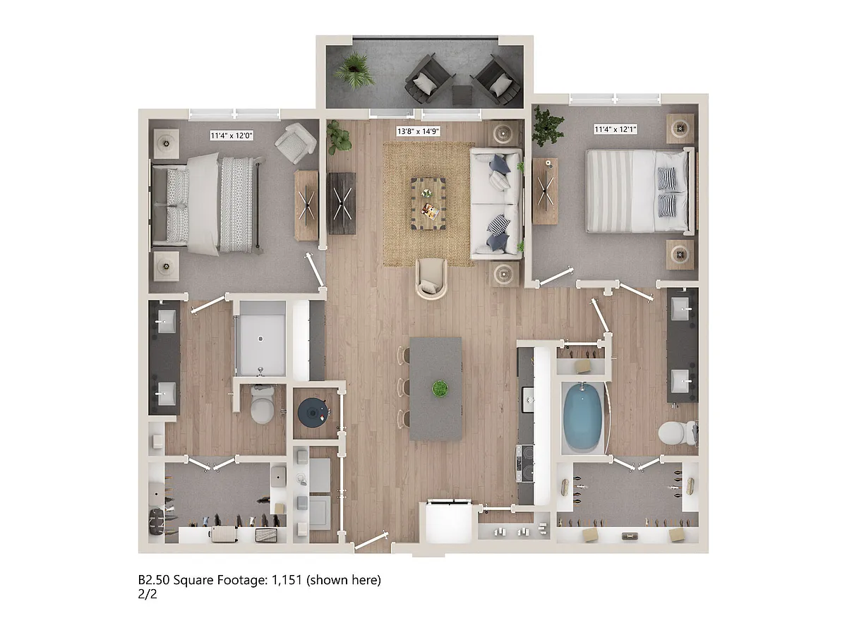 Floor plan B250