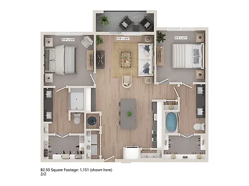 Floor plan B250