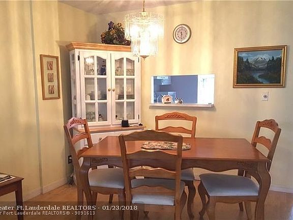 Dining AREA - lovely Furnishings & Chandelier included