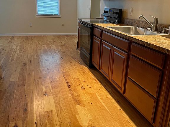 Open concept kitchen and living room