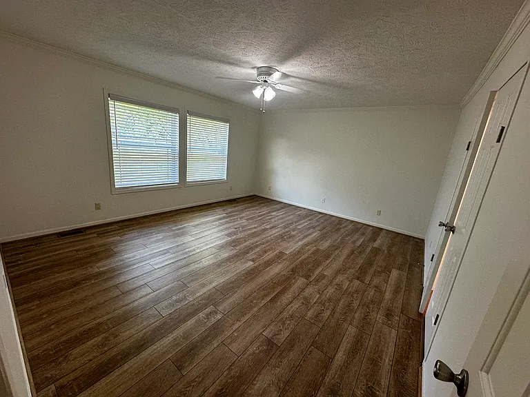 Master bedroom, with double doors to enter master bath.