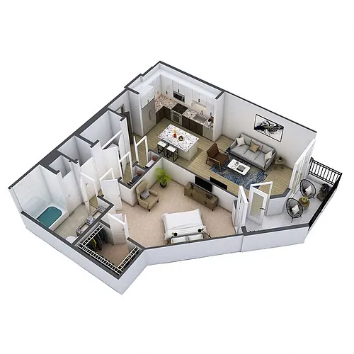 Floor plan Berne - A4