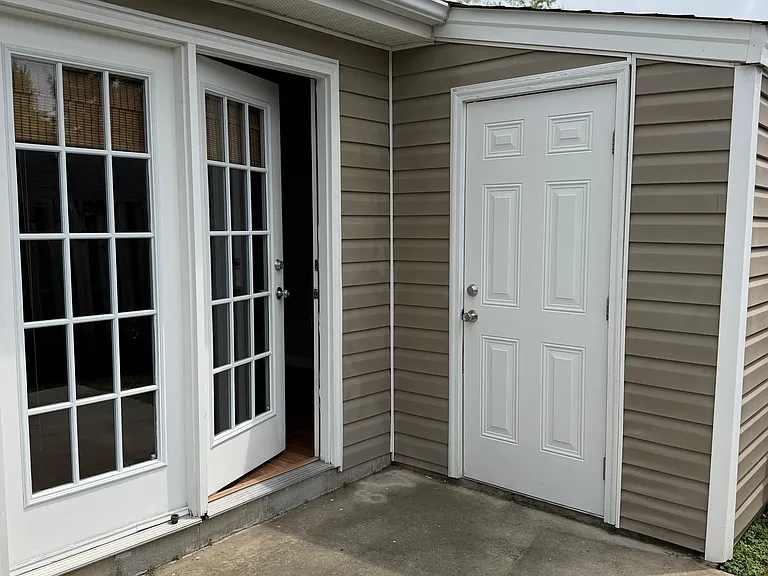 Storage room in the backyard