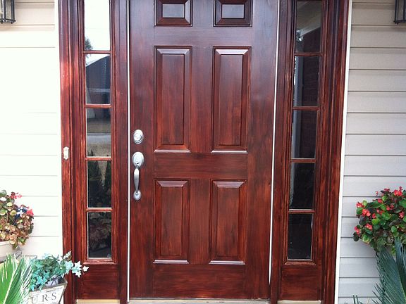 Custom Painted front Door