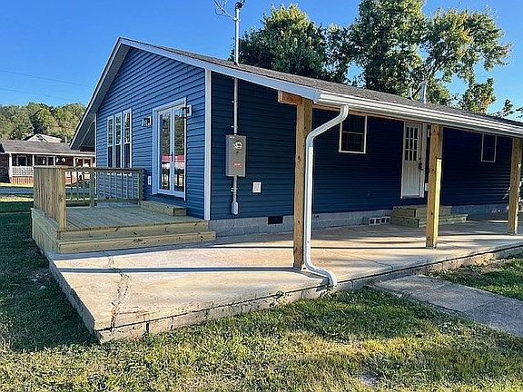 Side and back porch