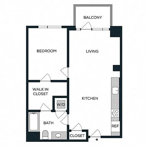 Floor plan 1B