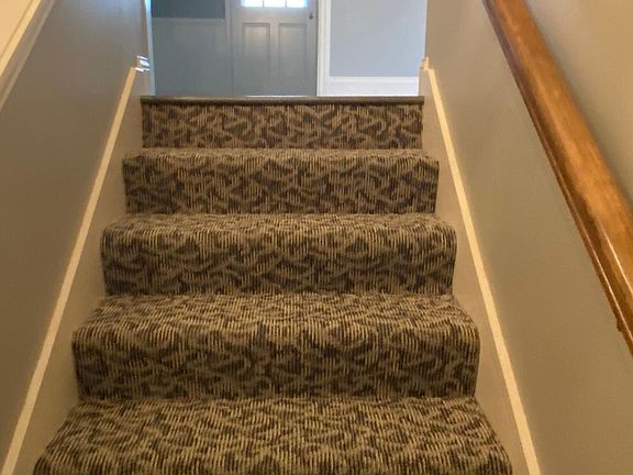 Seven steps from front door to main floor