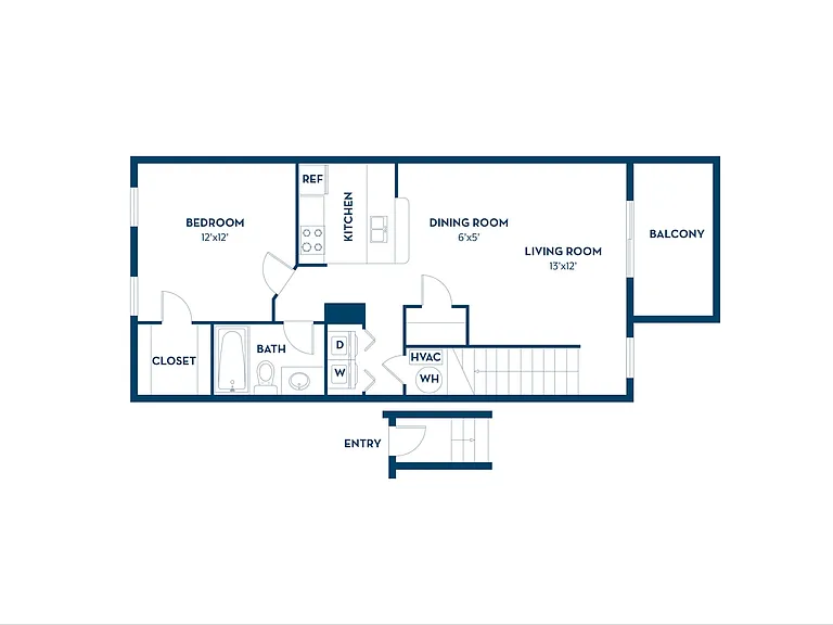 Carriage House | 1BD, 1BA | 820 SF Carriage House | 1BD, 1BA | 820 SF