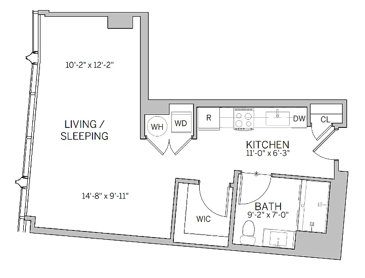 Floor plan E14