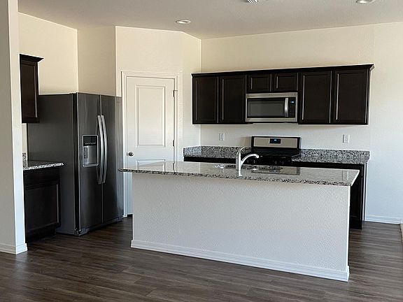 Kitchen with granite counters