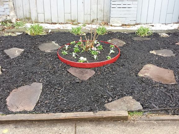 front lawn area