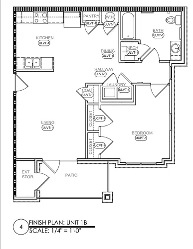 Floor plan 1 Bedroom