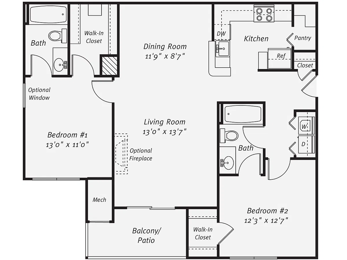 Floor plan B2