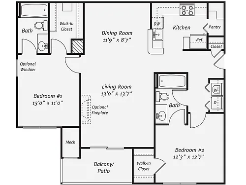 Floor plan B2
