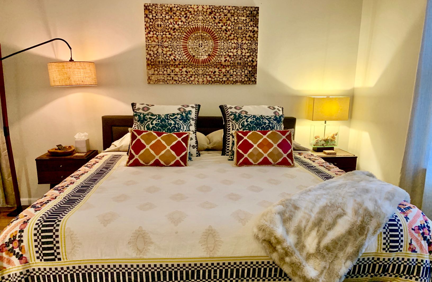  Primary bedroom with king bed on ground floor