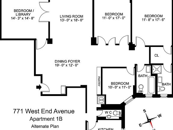 5th image of 771 W End Ave APT 1B