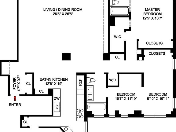 2nd image of 327 Central Park W #17A