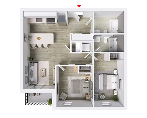 Floor plan 203