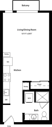 Floor plan S1 BALCONY