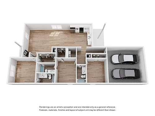 Floor plan The Madison Price Per Bed