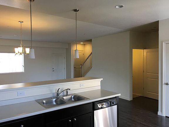 kitchen w view of downstairs/upstairs