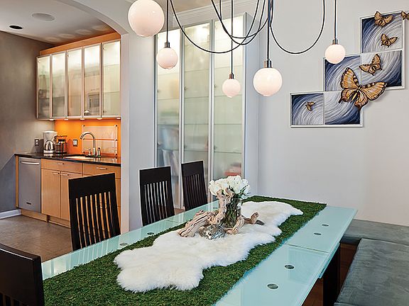 Dining Room & part Kitchen 