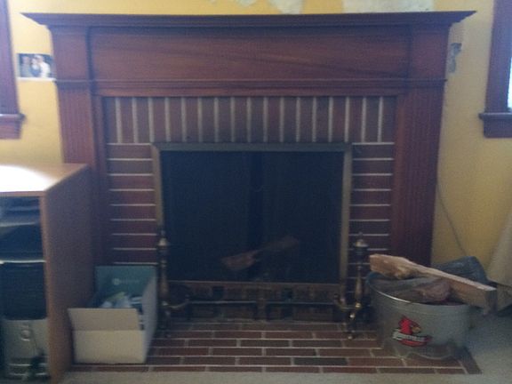 Working fireplace