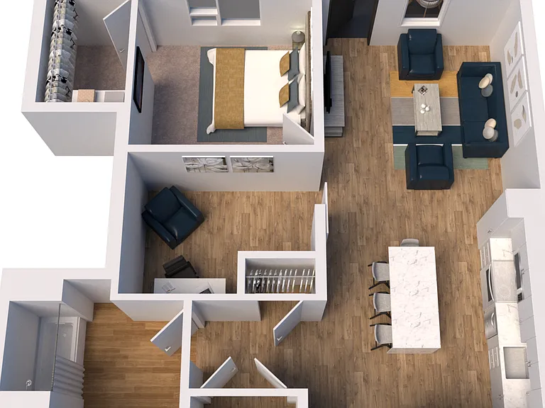 B5A floor plan The James