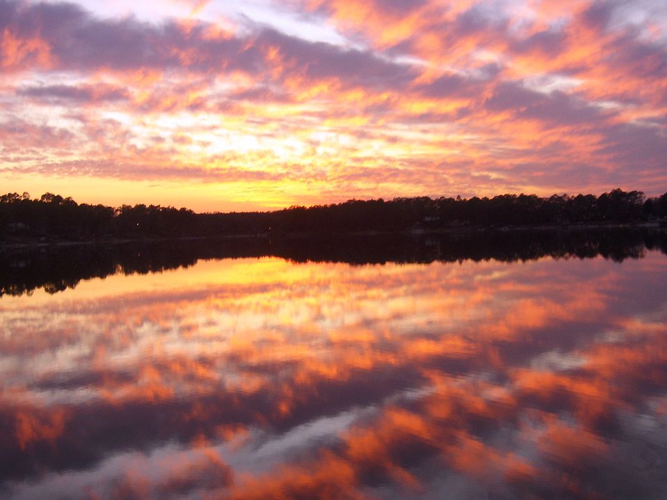January Sunset From Dock