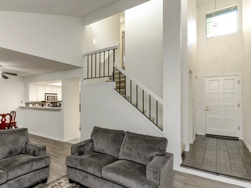 Stairs and entryway