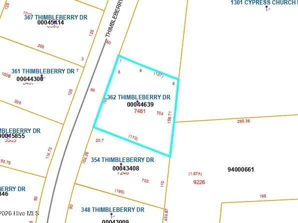 362 Thimbleberry Drive, Vass, NC 28394