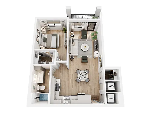 Floor plan C1a
