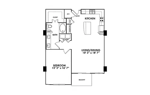 Floor plan A10B