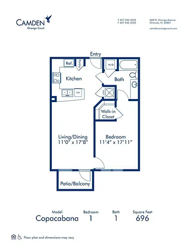 Floor plan Copacabana