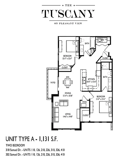 Floor plan Type A