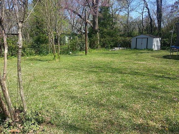Backyard, storage shed