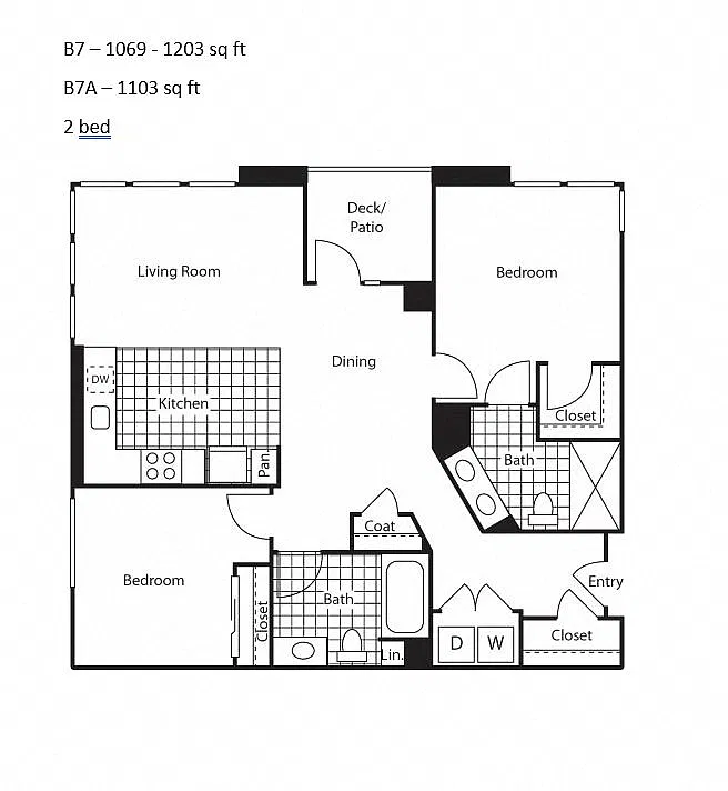 Floor plan B7