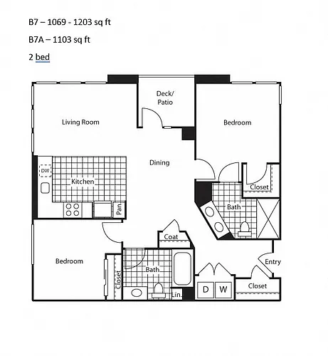Floor plan B7