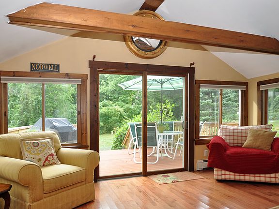 Family Room Sliders to Deck