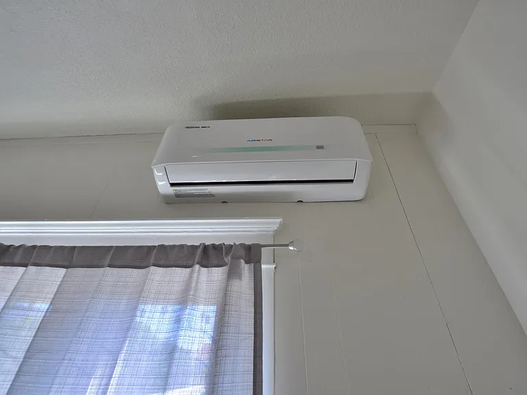mini split A/C in living room