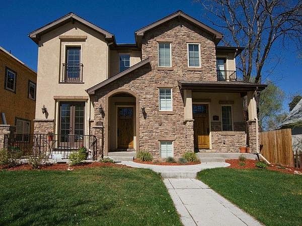 Faces east; south side of duplex