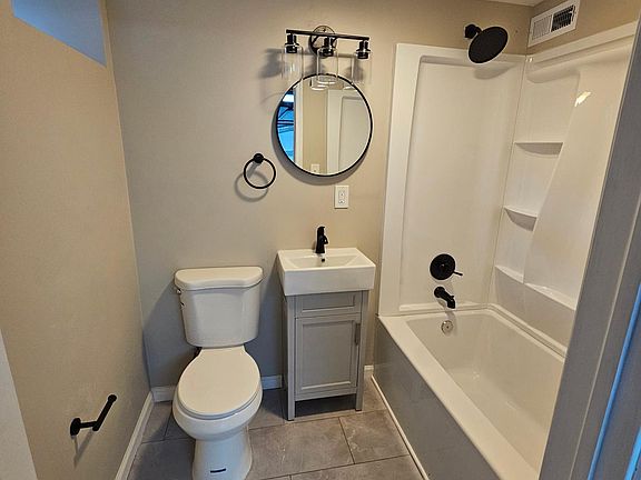 Brand new second full bathroom