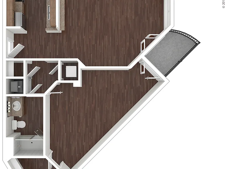 Madrid: Beds - 1: Baths - 1: SqFt Range - 808 to 808