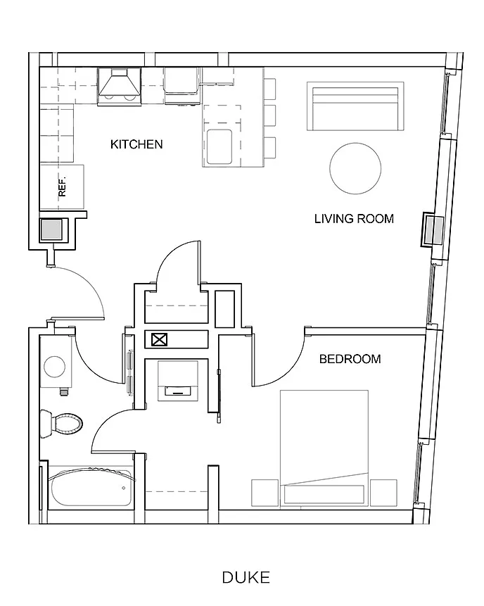 Floor plan Duke