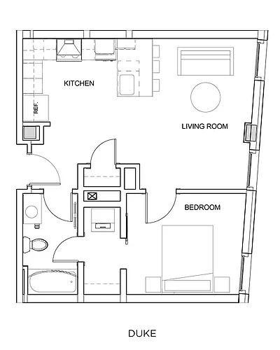 Floor plan Duke
